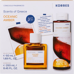 Korres Oceanic Amber Eau De Toilette 50ml + Shower Gel 250ml