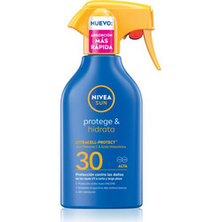 Nivea Sun Protect & Moisture Αντηλιακό Spray Προσώπου Αντιγηραντικό SPF30 270ml