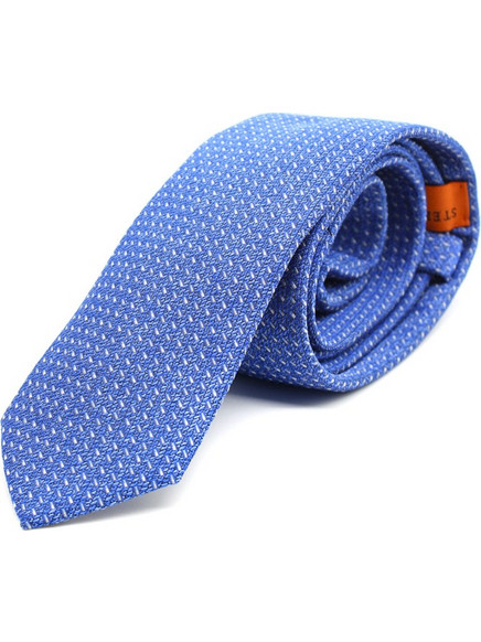 Ανδρική Γραβάτα Navy Μπλε Stefano Mario 0740-NAVY