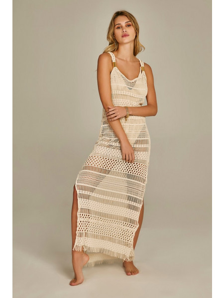 REGATA DRESS BEIGE LACE