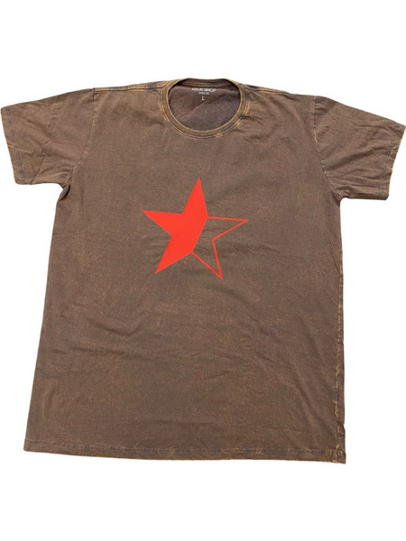 Μπλούζα Vintage Αναρχία 525756-Καφέ