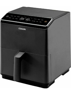 Cosori Dual Blaze Chef Edition Black Air Fryer 6.4lt με Wi-Fi