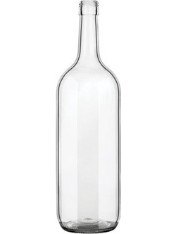 Μπουκάλι Γυάλινο 1,5lt (Φ.31,5) - Διαφανές 12τμχ