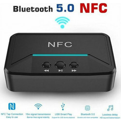 Ασύρματος αναμεταδότης ήχου Bluetooth/NFC Andowl (j) Q-T92 σε μαύρο χρώμα