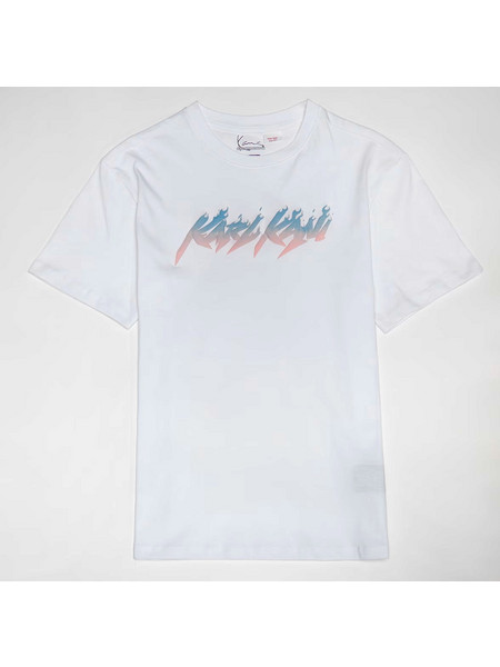 Karl Kani Kids Flames Oversized Tee White KC251-001-1