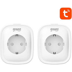 Smart socket WiFi Plug Gosund SP1 2-pack Tuya White
