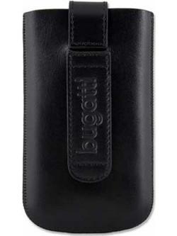 BUGATTI ΘΗΚΗ ΠΟΥΓΚΙ SLIM CASE LEATHER NEW LOOP BLACK M NSP 2500DS/2300DS/1850DS/1800DS