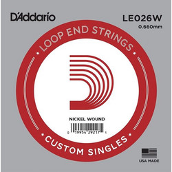 D'Addario LE026W Χορδή Μπάντζο Nickel Plated Steel 26"
