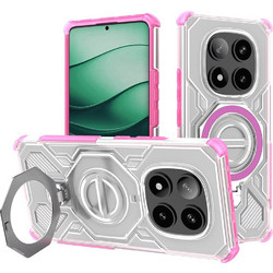 Techsuit Carbon Shield Pro Back Cover Pink Transparent (Xiaomi Redmi Note 14 Pro 5G / Poco X7)