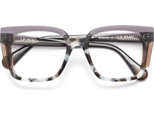 Le Parc Transparent Grey and White Tortoise BOBARDI