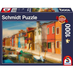 Puzzle Schmidt Bright Houses On The Island Of Burano 1000 Κομμάτια