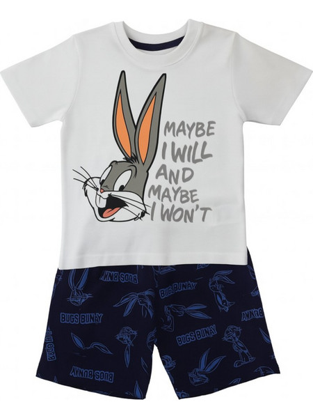 Πιτζάμα Καλοκαιρινή Bugs Bunny White 80102020011