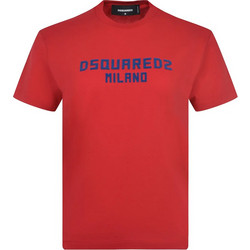 MILANO LOGO REGULAR FIT T-SHIRT WOMEN DSQUARED2
