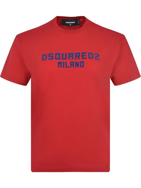 MILANO LOGO REGULAR FIT T-SHIRT WOMEN DSQUARED2