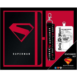 SUPERMAN - Stationery Set - A5 Notebook + Badge
