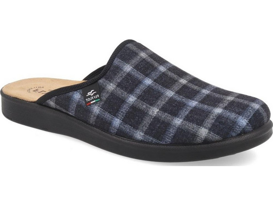 Fly Flot Χειμερινές Ανδρικές Παντόφλες Navy Μπλε 87502