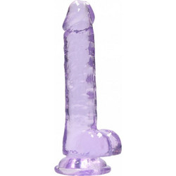 Shots RealRock Ρεαλιστικό Dildo με Βεντούζα & Όρχεις 18cm Μωβ