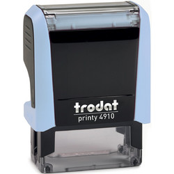 TRODAT PRINTY 4910 με τα στοιχεία σας (1-2 λέξεις) (25x8mm) PASTEL ΓΑΛΑΖΙΟ