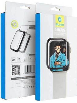 Blueo 5D Mr. Monkey Glass - Full Face Τζαμάκι Οθόνης για Apple Watch Ultra / Ultra 2 με Μαύρο Περίγραμμα (Strong HD)
