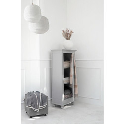 Βιτρίνα KINGSTON Μαόνι γκρι 70x41x150cm