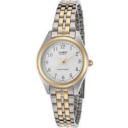 Casio Γυναικείο Ρολόι με Γκρι Μεταλλικό Μπρασελέ LTP-1129G-7B