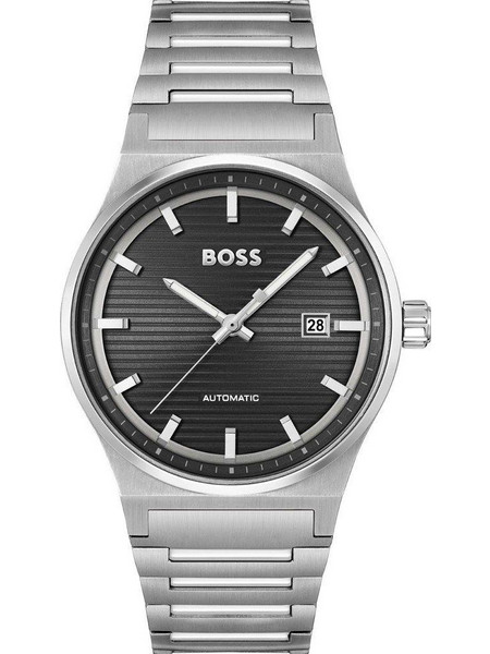 Hugo Boss Candor Automatic Ανδρικό Ρολόι Αυτόματο με Ασημί Μεταλλικό Μπρασελέ 1514117