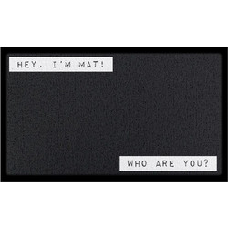 Artsy Mats - Χαλάκι Εισόδου Hey I'm Mat Who Are You 70x40cm