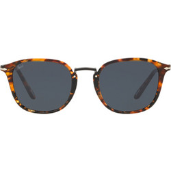 Persol PO3186S 1081/R5 Ανδρικά Γυαλιά Ηλίου Τετράγωνα Κοκάλινα Καφέ με Μπλε Polarized Φακό