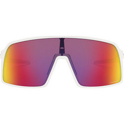 Oakley OO9406 06 Αθλητικά Γυαλιά Ηλίου Μάσκα Κοκάλινα Λευκά με Ροζ Καθρέπτη Φακό