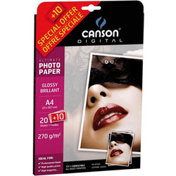 Φωτογραφικό χαρτί 20+10τεμ. Α4 270gr. Canson