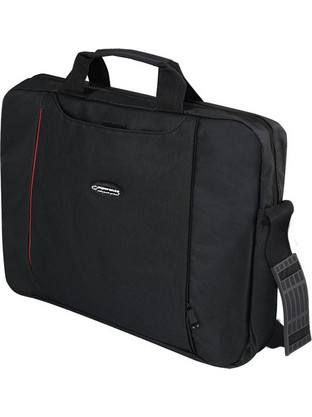 Esperanza Salerno Αδιάβροχη Τσάντα Laptop Ώμου 15.6" Black