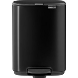 Brabantia BO Κάδος Απορριμμάτων Μεταλλικός 4 Lt. I Matt Black