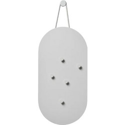 Πίνακας Ανακοινώσεων Μεταλλικός A-Bulletin Board 12345 30x60cm Soft Grey Zone Denmark Μέταλλο