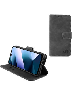 Lime Essential Magnet Book Θήκη Grey (Xiaomi Poco C85 4G / Redmi 15C 4G)