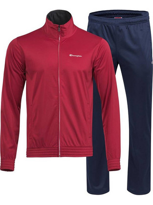 Champion Ανδρικό Σετ Φόρμας Fleece Μαύρο Τιρκουάζ 213613-RS505