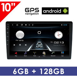 6GB 10" ιντσών Android οθόνη αυτοκινήτου με GPS (ηχοσύστημα WI-FI Youtube USB 2DIN MP3 MP5 Bluetooth Mirrorlink 4x60W Universal) K8036