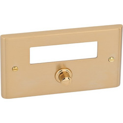 Κουδούνι Πόρτας Best Ορειχάλκινο Όρο Ματ 70x120mm