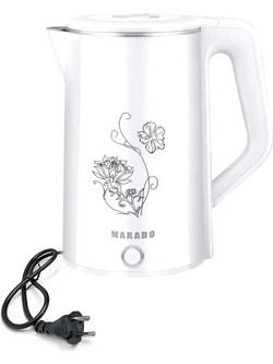 Ηλεκτρικός Βραστήρας Νερού 2.5L 1500W Marado MA-2506 - ΛΕΥΚΟ
