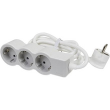 Legrand SurgeArrest 3 Outlets 5m Cable White/Grey
