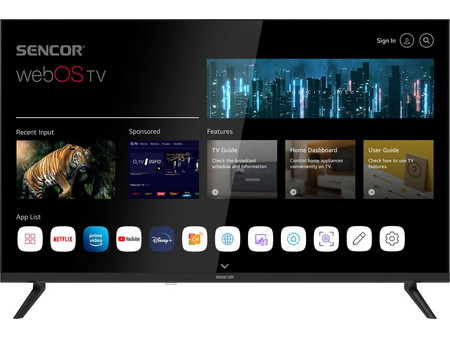 Sencor SLE 32S810B Smart Τηλεόραση 32" HD Ready DLED HDR (2025)