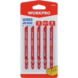 ΛΑΜΑ ΣΕΓΑΣ ΞΥΛΟΥ 100mm BOSCH (ΣΕΤ 5τμχ) 8TPI WP404001 WORKPRO (PROFI) (ΚΑΡΤΕΛΑ)