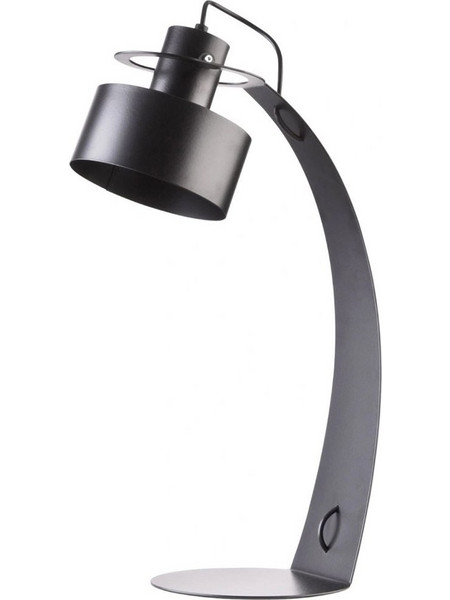 Φωτιστικό Επιτραπέζιο Rif 50065 1xE27 15W 18x25x52cm Black Sigma Lighting