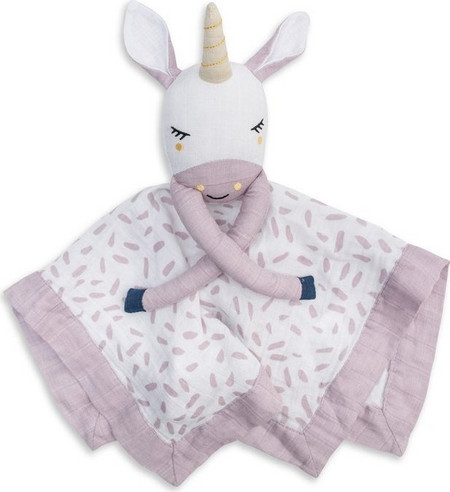 Cotton Muslin Lovie - Unicorn