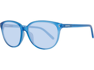 Benetton BN231S 83 Γυναικεία Γυαλιά Ηλίου Στρογγυλά Κοκάλινα Μπλε με Μπλε Polarized Φακό