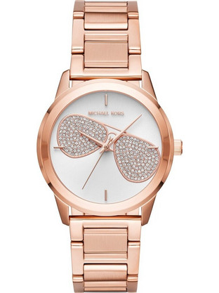 Michael Kors Γυναικείο Ρολόι με Ροζ Χρυσό Μεταλλικό Μπρασελέ MK3673