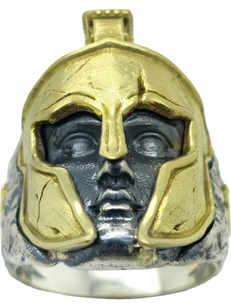 Δαχτυλίδι Anastasios Creations ασήμι 925 με περικεφαλαία FD868