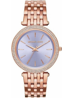 Michael Kors Γυναικείο Ρολόι με Ροζ Χρυσό Μεταλλικό Μπρασελέ MK3400