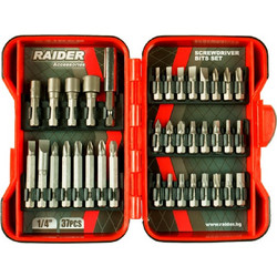 RAIDER Μύτες 1/4'' σετ 37τεμ 157793