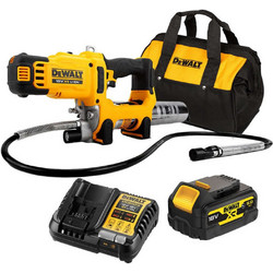 DeWalt DCGG581P1G-QW Επαγγελματικός Γρασαδόρος Μπαταρίας 18V Li-Ion Με Μπαταρία 5.0 Ah - Τσάντα Μεταφοράς