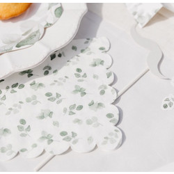 Beauty Home 16 χαρτοπετσέτες με σχέδιο φύλλα ευκαλυπτου 33x33cm